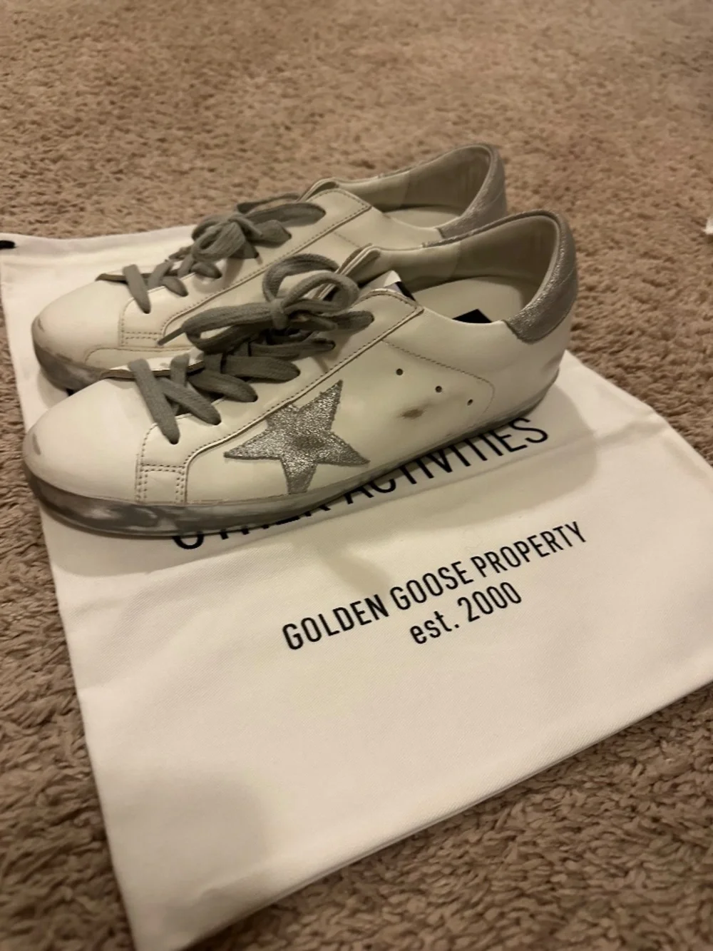 Golden Goose Silver Sneakers - Picture 3 of 6